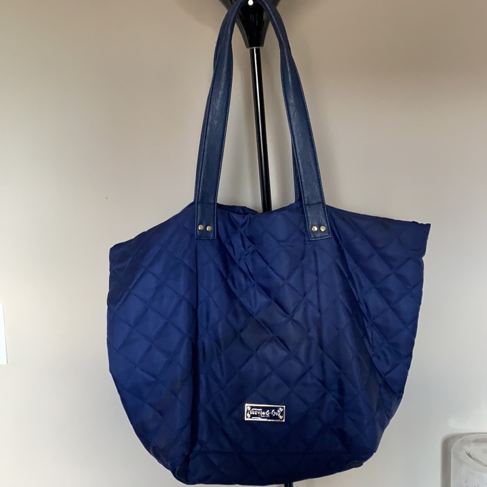 Olivia + Joy navy tote